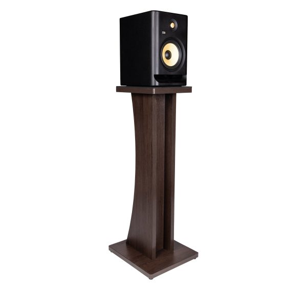 Gator GFW-ELITESPKSTMN-BRN Elite Series Studio Monitor and Speaker Stand - Brown Cheap