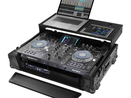 Odyssey FZGSPRIME2BL Denon Prime 2 Glide Style Black Flight Case Online Hot Sale