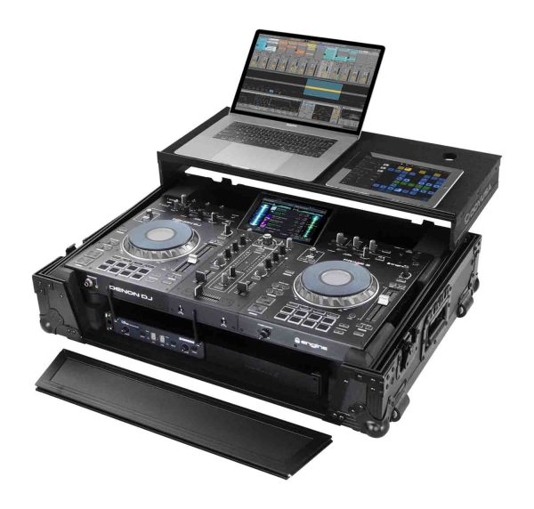 Odyssey FZGSPRIME2BL Denon Prime 2 Glide Style Black Flight Case Online Hot Sale