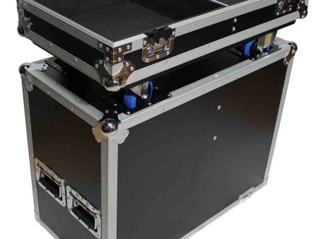 ProX XS-2X281716-MK2 Universal Dual ATA Speaker Flight Case for 15  Speakers For Discount