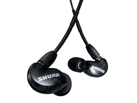 Shure SE215-K+UNI Black Sound Isolating Earphones With Universal 3.5 mm Earphone Communication Cable Online Sale