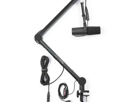 Gator Frameworks GFW-MICBCBM4000 Professional Broadcast Boom Mic Stand with LED Light Cheap