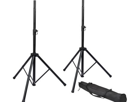 Gator Frameworks RI-SPKRSTDSET, Rok-It Speaker Stand Set with Bag Fashion