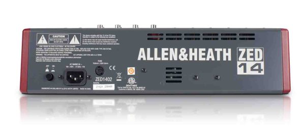 Allen & Heath ZED-14 Multipurpose 14-Channel Mixer with USB Audio Interface Online now