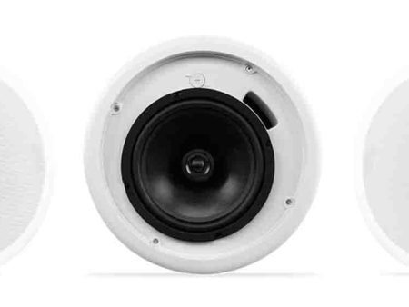 B-Stock: QSC AC-C8T Acoustic Coverage Series 8 Inch 2-Way 80W Ceiling Loudspeaker - White on Sale