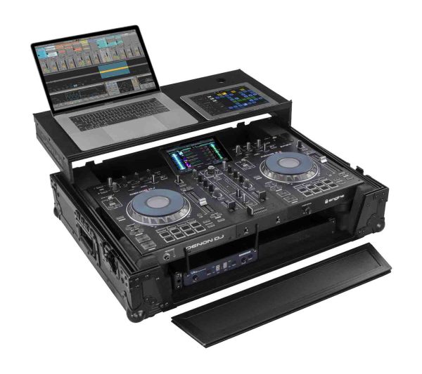 Odyssey FZGSPRIME2BL Denon Prime 2 Glide Style Black Flight Case Online Hot Sale