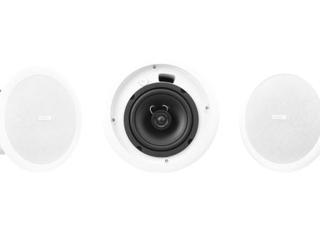 B-Stock: QSC AC-C6T Acoustic Coverage Series 6-Inch 2-Way 30W Ceiling Loudspeaker - White Supply