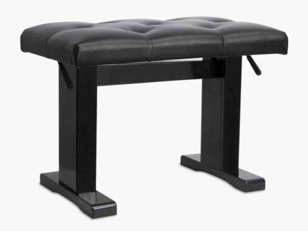 Onstage KB9503B Piano Bench with Adjustable Height - Black Fashion