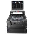 B-Stock Scratch & Dent: ProX XS-DJMS11LTBL, Flight Case for Pioneer DJM-S11 Mixer with Sliding Laptop Shelf - Black on Black Hot on Sale