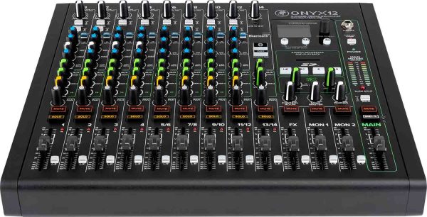 Mackie Onyx12, 12 Channel Premium Audio Mixer with Multitrack USB For Discount