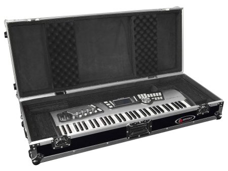 Odyssey FZKB61W DJ Flight Case for 61 Note Keyboard With Wheels Supply