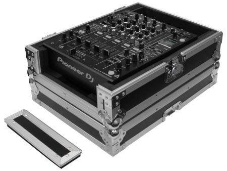 Odyssey FZ12MIXXD Universal 12″ Format DJ Mixer Flight Case with Extra Deep Rear Cable Compartment Hot on Sale