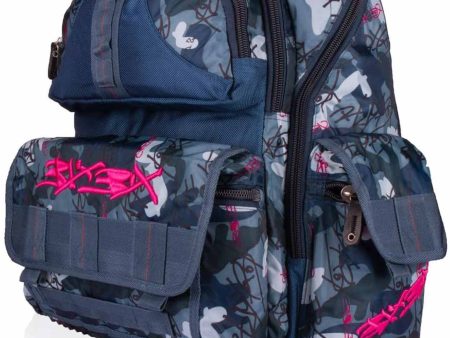 BloxBox DJ Rucksack Backpack in Airforce   Blue Camo For Cheap