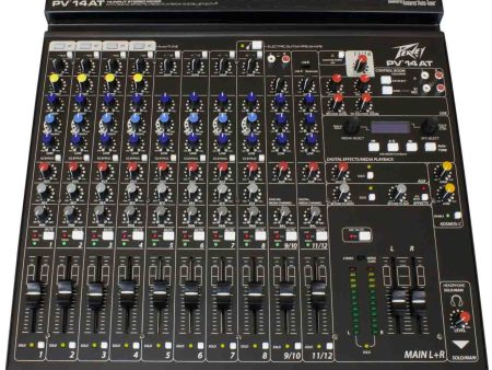 B-Stock: Peavey PV 14 AT, 14 Channel Compact Mixer with Bluetooth and Antares Auto-Tune For Discount