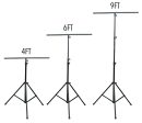 ProX T-LS03M-9FTPKG DJ Lighting Stand Package with 2 Stands Square T-Bars Carry Case - 9 Feet Height Fashion