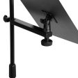 OnStage MSA7011 U-Mount Clamp-On Bookplate - Black Online now