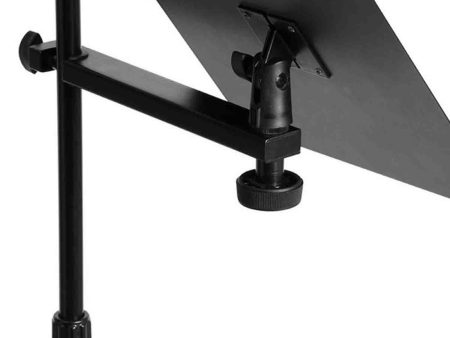 OnStage MSA7011 U-Mount Clamp-On Bookplate - Black Online now