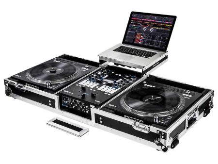 Odyssey FZGSRANE1272W Flight Case for Rane Twelve and Rane Seventy-Two With Glide Platform Fashion