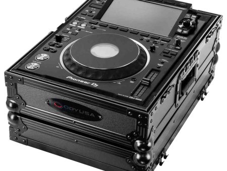 Odyssey FZ3000BL DJ Flight Case with Removable Back Panel for Pioneer CDJ3000 DJ Media Player - Black Hot on Sale