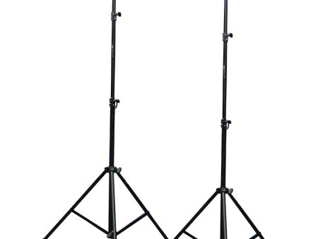 ProX T-LS03M-9FTPKG DJ Lighting Stand Package with 2 Stands Square T-Bars Carry Case - 9 Feet Height Fashion