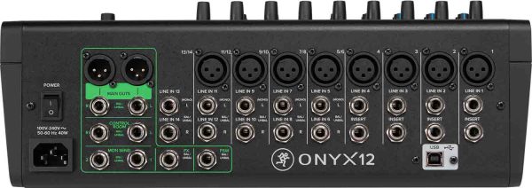 Mackie Onyx12, 12 Channel Premium Audio Mixer with Multitrack USB For Discount