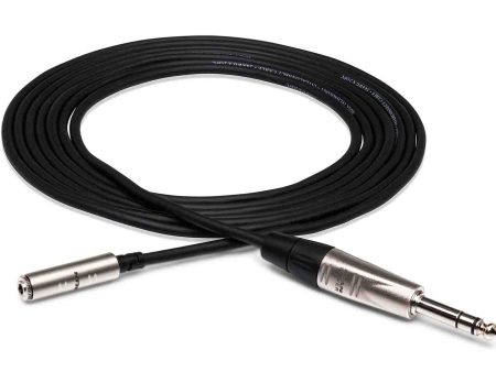 Hosa HXMS-025, 3.5mm Female to 1 4-Inch Male Pro Headphone Adaptor Cable - 25 Feet Online now