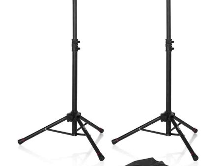 Gator Frameworks GFWSPK0250SET Mini Speaker Stand Pair with Carry Bag Hot on Sale