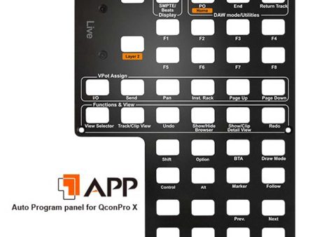 Icon Pro ICOA-APPL, Ableton Live Auto-Detect Program Panel For QCon Pro X Cheap