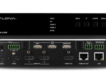 B-Stock: Atlona AT-UHD-SW-510W 5×2 Matrix Switcher with Wireless Link Fashion