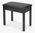 OnStage KB8902B Flip-Top Piano Bench with Music Compartment (Black) Online