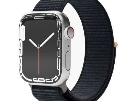 Apple Watch (38 40 SE 41 42mm) Vonmählen Fitness Loop Nylon Rem - Mørkegrå For Discount