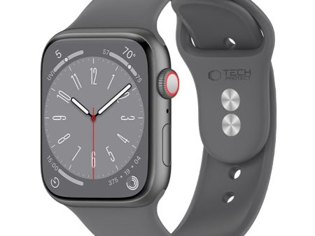 Apple Watch (42 44 SE 45 46 49mm) Tech-Protect Silikone Urrem - Clay Cheap