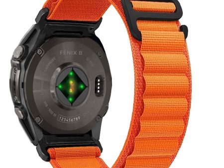 Universal Garmin 26mm QuickFit Tech-Protect Nylon Pro Rem - Orange Online now