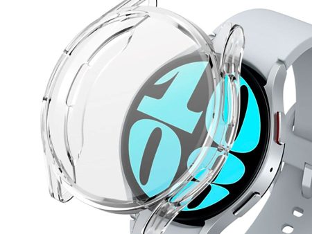 Samsung Galaxy Watch 6 (40mm) TECH-PROTECT Defense360 Cover m. Indbygget Skærmbeskytter - Gennemsigtig Online now