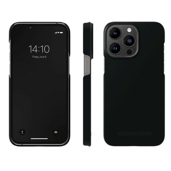 iDeal Of Sweden iPhone 14 Pro Max Fashion Case Seamless - Coal Black Online now