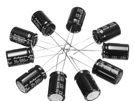 10 PCS 35V 1000UF Multirotor FM Series Capacitors 12.5x25mm for Bushless ESC For Sale