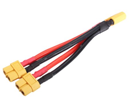 XT60 Connector 2 Female to 1 Males Parallel Connection Cable For Cheap